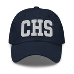 CHS Airport Code Embroidered Dad Hat South Carolina Charleston SC College Varsity Letter