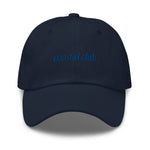 coastal club Embroidered Dad Hat | Royal Blue Thread