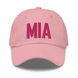 MIA Airport Code Embroidered Dad Hat Miami Florida