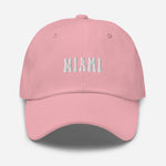 Miami Florida Embroidered Dad Hat