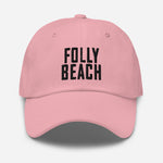 Folly Beach South Carolina Embroidered Dad Hat