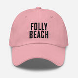 Folly Beach South Carolina Embroidered Dad Hat