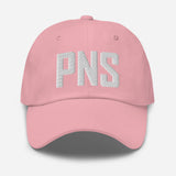 PNS Airport Code Embroidered Dad Hat Pensacola Florida