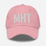 MHT Airport Code Embroidered Dad Hat Manchester New Hampshire