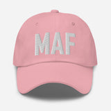 MAF Airport Code Embroidered Dad Hat Midland Texas