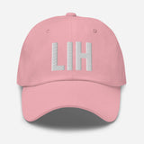 LIH Airport Code Embroidered Dad Hat Lihue Hawaii