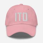 ITO Airport Code Embroidered Dad Hat Hilo Hawaii