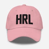 HRL Airport Code Embroidered Dad Hat Harlingen Texas