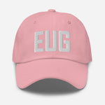 EUG Airport Code Embroidered Dad Hat Eugene Oregon