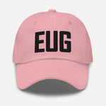 EUG Airport Code Embroidered Dad Hat Eugene Oregon