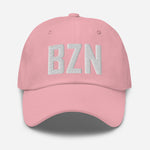 BZN Airport Code Embroidered Dad Hat Bozeman Montana