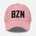 BZN Airport Code Embroidered Dad Hat Bozeman Montana