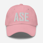 ASE Airport Code Embroidered Dad Hat Aspen Colorado