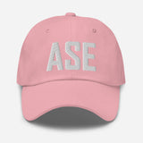 ASE Airport Code Embroidered Dad Hat Aspen Colorado