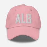 ALB Airport Code Embroidered Dad Hat Albany New York