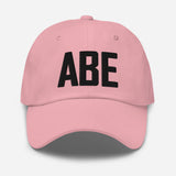 ABE Airport Code Embroidered Dad Hat Allentown Pennsylvania