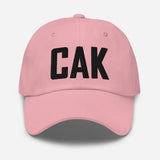 CAK Airport Code Embroidered Dad Hat Akron Ohio