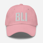 BLI Airport Code Embroidered Dad Hat Bellingham Washington