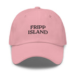 Fripp Island, SC South Carolina Embroidered Dad Hat - Black Thread