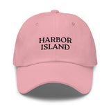 Harbor Island, SC South Carolina Embroidered Dad Hat - Black Thread