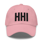 HHI Airport Code Hilton Head Island Embroidered Dad Hat