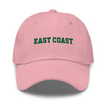 East Coast Embroidered Dad Hat Varsity Letter  College