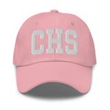 CHS Airport Code Embroidered Dad Hat South Carolina Charleston SC College Varsity Letter