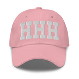 HHH Airport Code Embroidered Dad Hat South Carolina Hilton Head Island SC College Varsity Letter