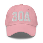 30A Rosemary Beach Florida Embroidered Dad Hat College Varsity Letter