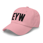 EYW Florida Airport Code Embroidered Dad Hat | Black Thread