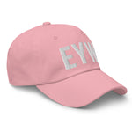 EYW Florida Airport Code Embroidered Dad Hat | White Thread