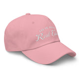 Ask Me About Real Estate Embroidered Dad Hat | White Thread