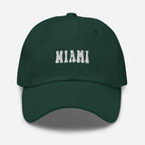 Miami Florida Embroidered Dad Hat