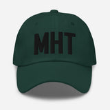 MHT Airport Code Embroidered Dad Hat Manchester New Hampshire