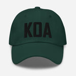 KOA Airport Code Embroidered Dad Hat Kailua Kona Hawaii