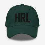 HRL Airport Code Embroidered Dad Hat Harlingen Texas