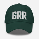 GRR Airport Code Embroidered Dad Hat Grand Rapids Michigan