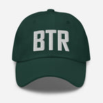 BTR Airport Code Embroidered Dad Hat Baton Rouge Louisiana