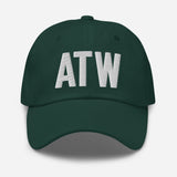 ATW Airport Code Embroidered Dad Hat Appleton Wisconsin