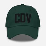 CDV Airport Code Embroidered Dad Hat Cordova Alaska