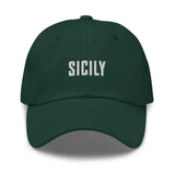 Sicily Italy Embroidered Dad Hat