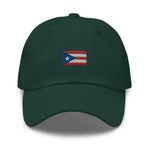 Puerto Rico Flag Embroidered Dad Hat