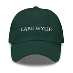 Lake Wylie, SC South Carolina Embroidered Dad Hat - White Thread