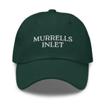 Murrells Inlet, SC South Carolina Embroidered Dad Hat - White Thread