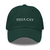 Tega Cay, SC South Carolina Embroidered Dad Hat - White Thread