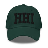 HHI Airport Code Embroidered Dad Hat South Carolina Hilton Head Island SC College Varsity Letter