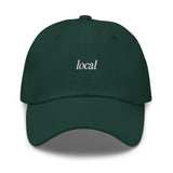 local Embroidered Dad Hat | White Thread