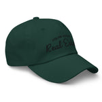 Ask Me About Real Estate Embroidered Dad Hat | Black Thread