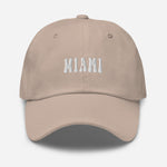 Miami Florida Embroidered Dad Hat