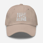 Folly Beach South Carolina Embroidered Dad Hat